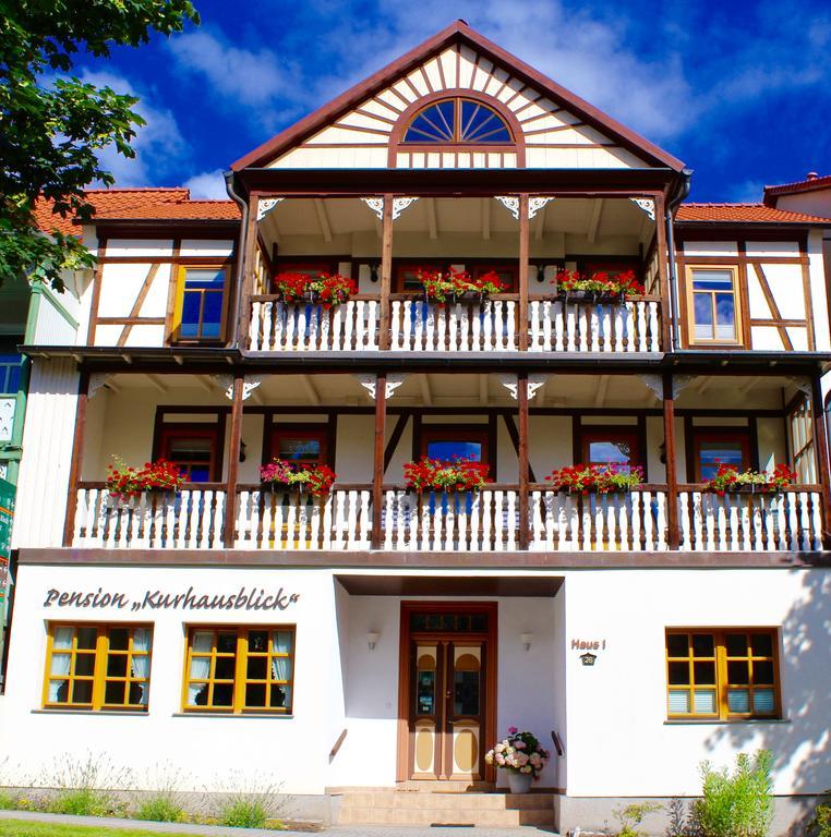 Pension Kurhausblick Bad Suderode Exterior photo