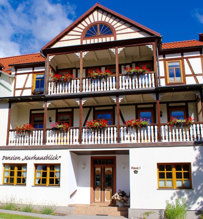 Pension Kurhausblick Bad Suderode Exterior photo